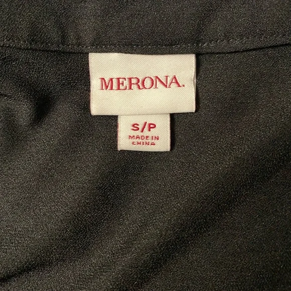 Merona Shirt Dress Black size Small - Picture 5 of 5